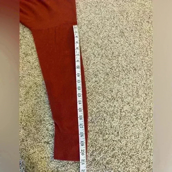 Marty M Rust V-neck Tunic Sweater XXL - Picture 10 of 10